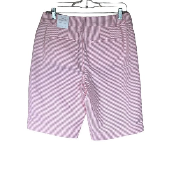 Talbots Perfect Short Seersucker Size 4 10.5" NEW Beach Preppy Summer - Picture 2 of 10